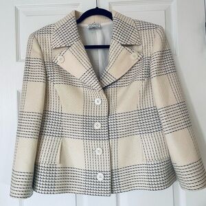 EUC | Valentino | Boutique Limited Edition | Wool Tweed Plaid Jacket